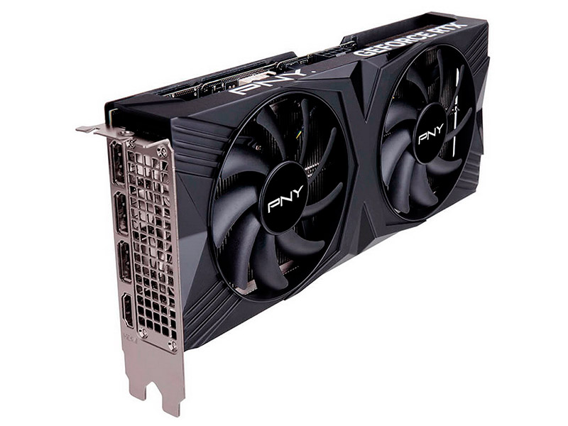 фото Видеокарта pny geforce rtx 4070 12gb verto dual fan 1920mhz pci-e 4.0 21000mhz 192-bit hdmi 3xdp vcg407012dfxpb1