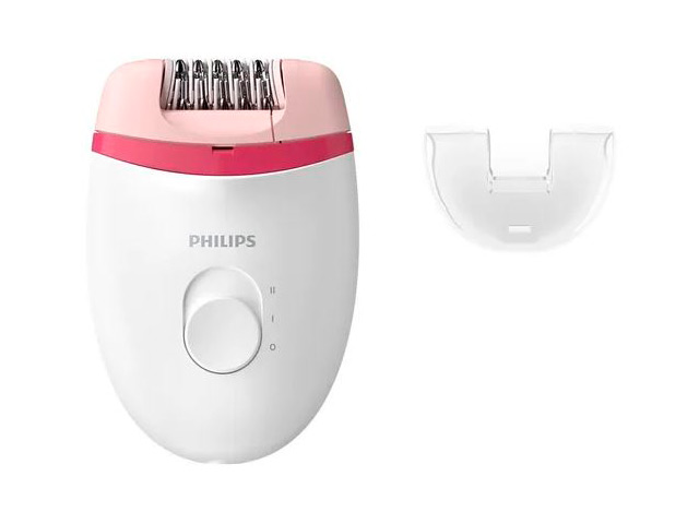 Эпилятор Philips BRE235/04 эпилятор philips bre235 00 2 скорости 2 насадки от сети бело розовый