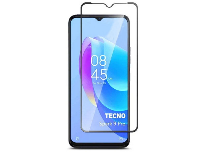 

Защитное стекло Pero для Tecno Spark 9 Pro Full Glue Black PGFG-TS9P, Tecno Spark 9 Pro