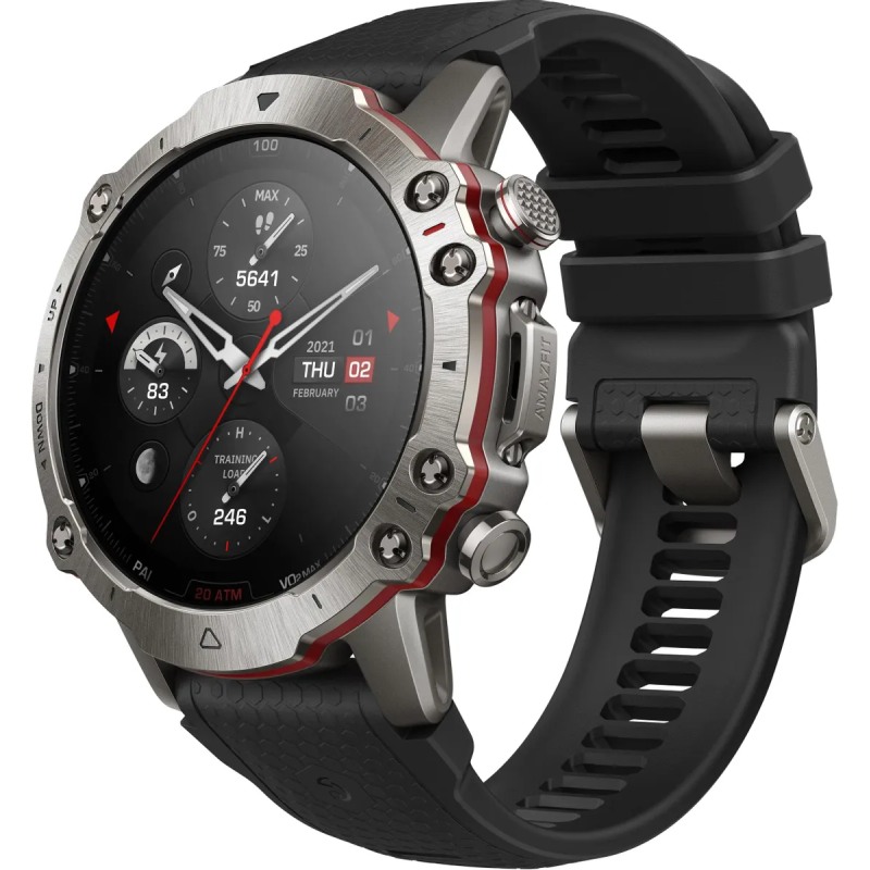 Умные часы Amazfit Falcon A2029 Titanium Supersonic Black смарт часы suunto vertical titanium solar forest