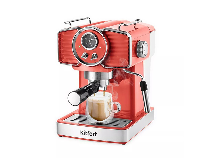 Кофеварка Kitfort KT-7125-1 кофеварка kitfort kt 760 1 красная