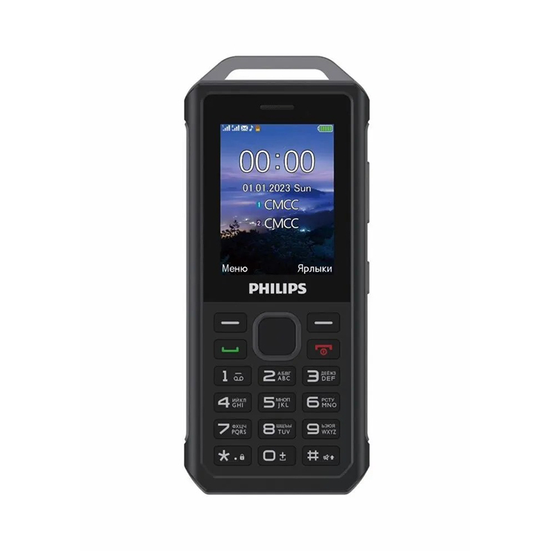 Сотовый телефон Philips Xenium E2317 Dark Grey сотовый телефон philips xenium e2301 dark grey