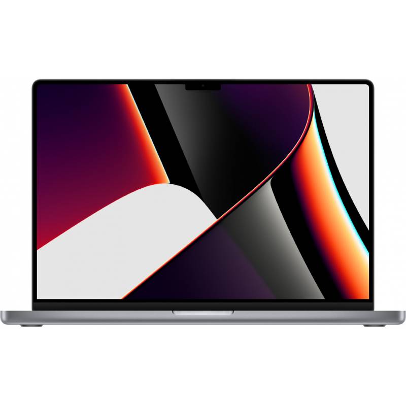 фото Ноутбук apple macbook pro 16 (2021) (русская / английская раскладка клавиатуры) space grey (apple m1 pro with 10-core cpu and 16-core gpu/16384mb/512gb ssd/wi-fi/bluetooth/cam/16.2/3456x2234/macos)