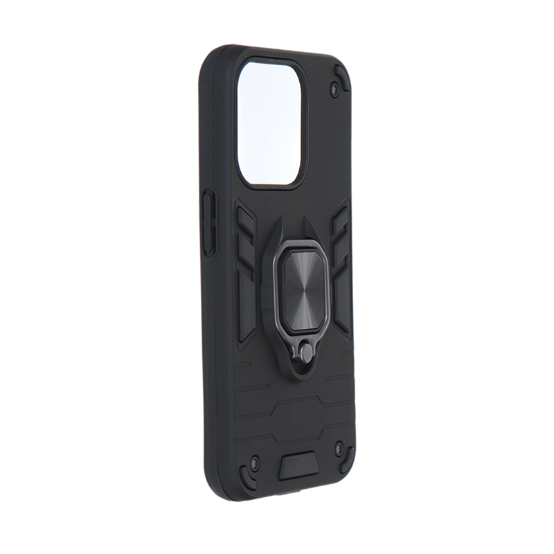 

Чехол DF для APPLE iPhone 15 Pro с магнитом и кольцом Black iArmor-09, APPLE iPhone 15 Pro