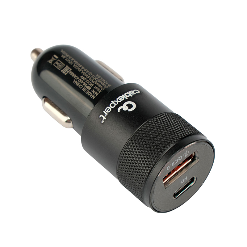 Зарядное устройство Gembird Cablexpert USB - Type-C QC3.0 PD MP3A-UC-CAR24 цена и фото