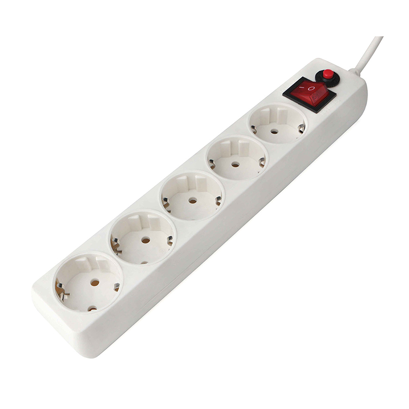 фото Сетевой фильтр гарнизон 5 sockets 5m white ehlw-3