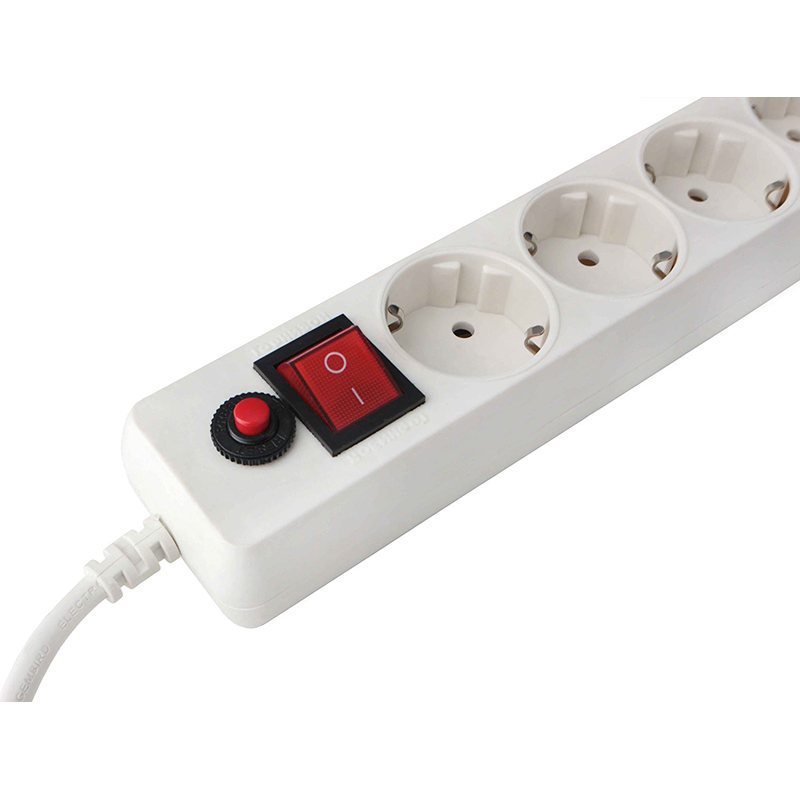 фото Сетевой фильтр гарнизон 5 sockets 5m white ehlw-3