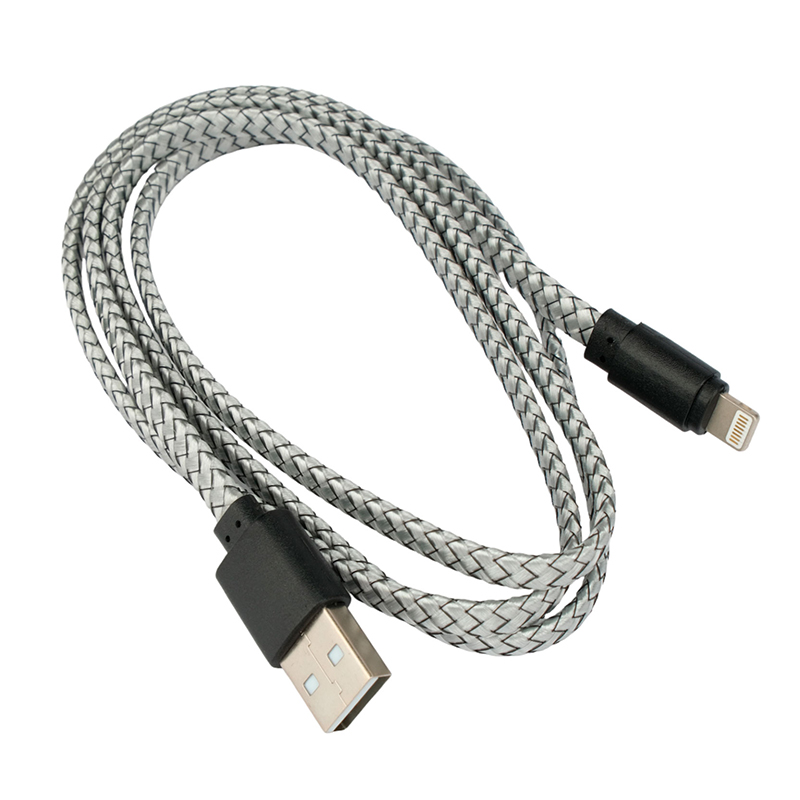  Gembird Cablexpert USB 2.0 AM - Lightning 1m Grey CC-USB2-AMAP-FL-1M