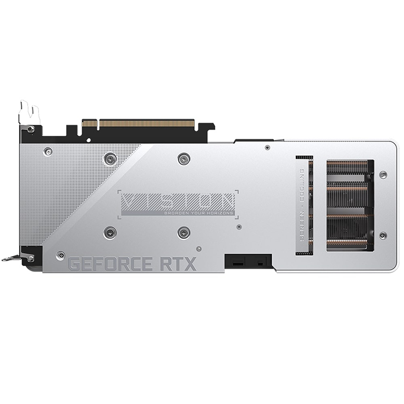 фото Видеокарта gigabyte nvidia geforce rtx 3060 1837mhz pci-e 4.0 12288mb 15000mhz 192-bit hdmix2 2xdp gv-n3060vision ocv2-12gd