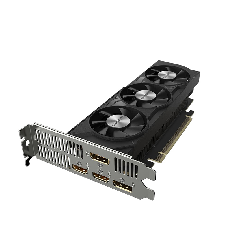 фото Видеокарта gigabyte nvidia geforce rtx 4060 2475mhz pci-e 4.0 8192mb 17000mhz 128-bit hdmix2 2xdp gv-n4060oc-8gl