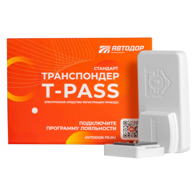 фото Транспондер автодор-платные дороги t-pass стандарт рус ут000000436