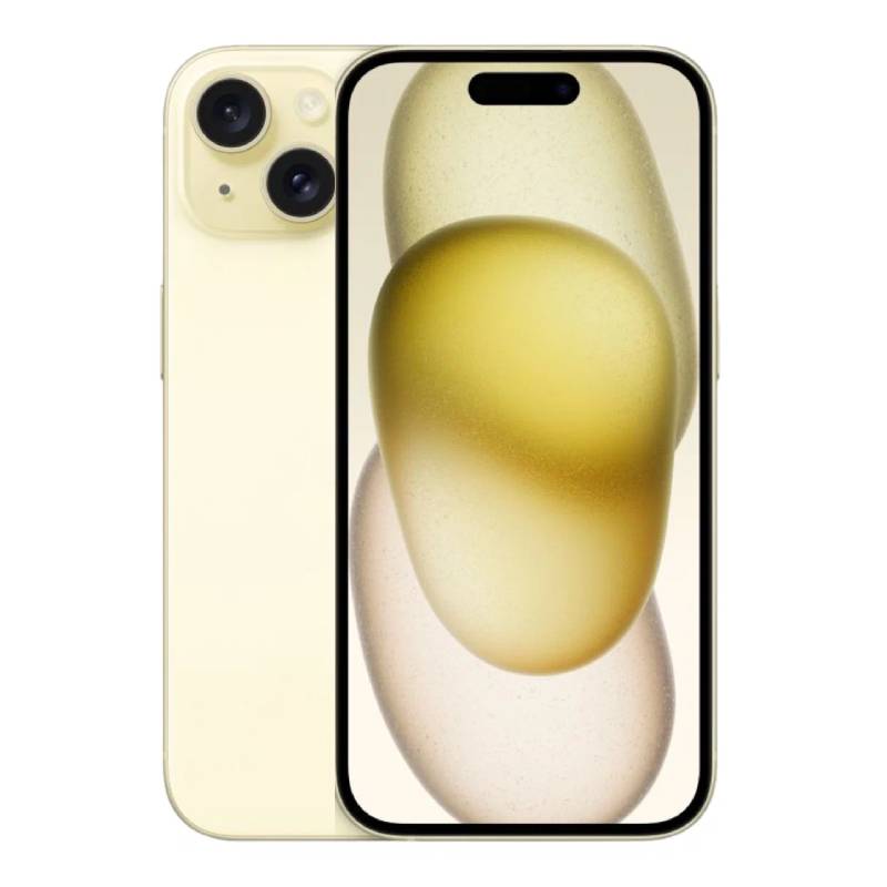 

Сотовый телефон APPLE iPhone 15 256Gb Yellow (A3089, A3090) (nano SIM + eSIM), iPhone 15