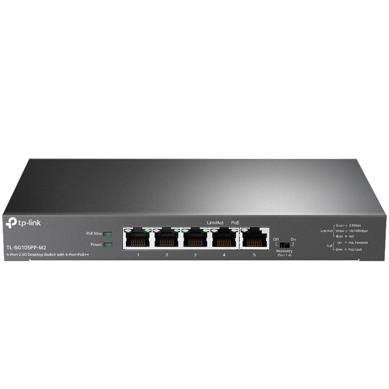 

Коммутатор TP-LINK TL-SG105PP-M2, TL-SG105PP-M2