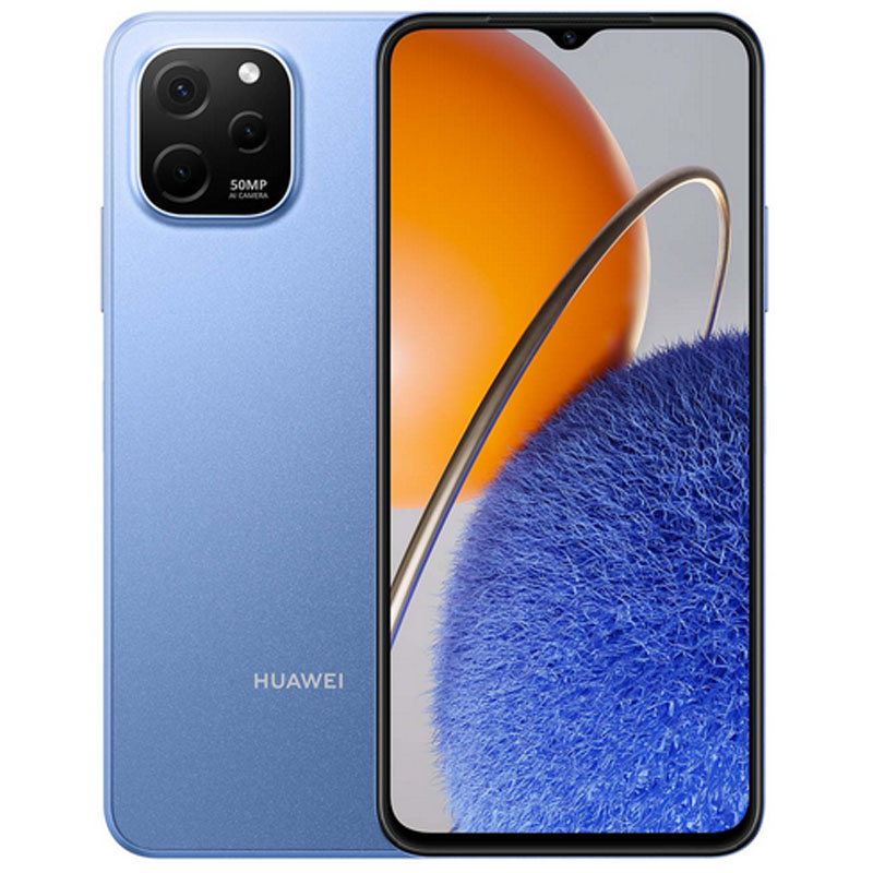 Сотовый телефон Huawei Nova Y61 6/64Gb Sapphire Blue сотовый телефон realme c30s 3 64gb blue