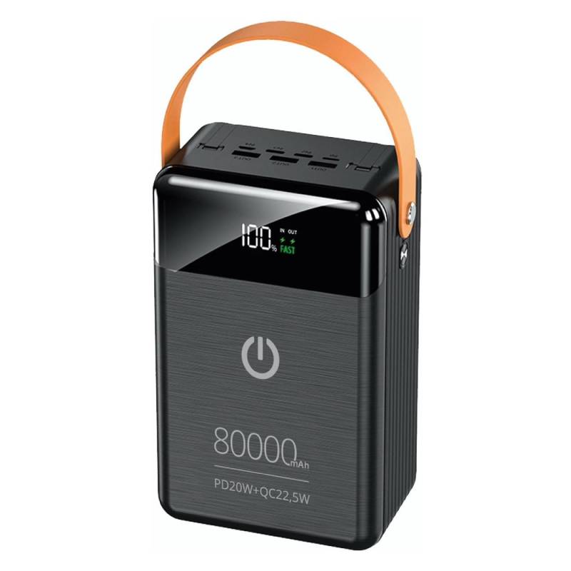 

Внешний аккумулятор Perfeo Power Bank Prodige 80000mAh Black PF_С3699, PF_С3699