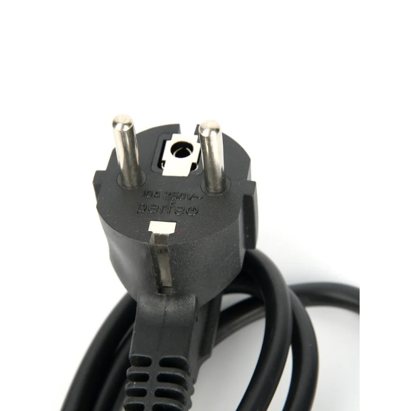 фото Сетевой фильтр perfeo power spring 3 sockets 2m black pf_d0003