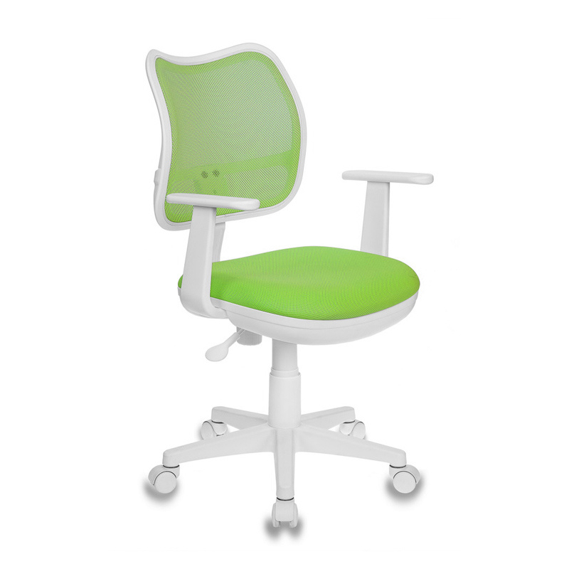Компьютерное кресло Бюрократ CH-W797/SD/TW-18 White-Light Green компьютерное кресло бюрократ ch w296nx white grey ch w296nx neo grey