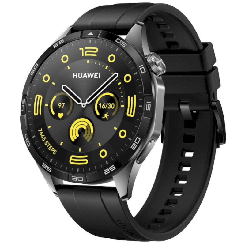 Умные часы Huawei Watch GT 4 Black 55020BGT умные часы huawei watch buds saga b19t black