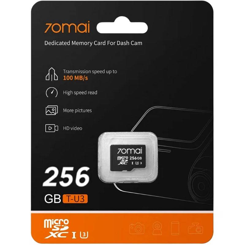 фото Карта памяти 256gb - 70mai micro secure digital xc 70maisd-256