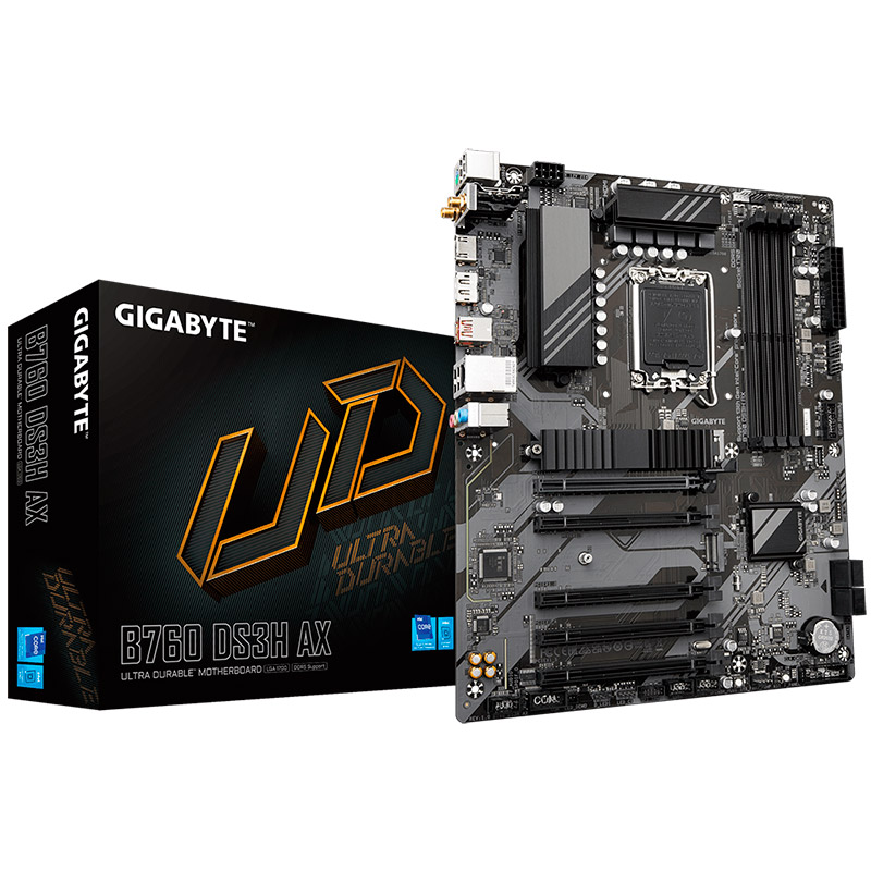 

Материнская плата Gigabyte B760 DS3H AX DDR5, B760 DS3H AX DDR5