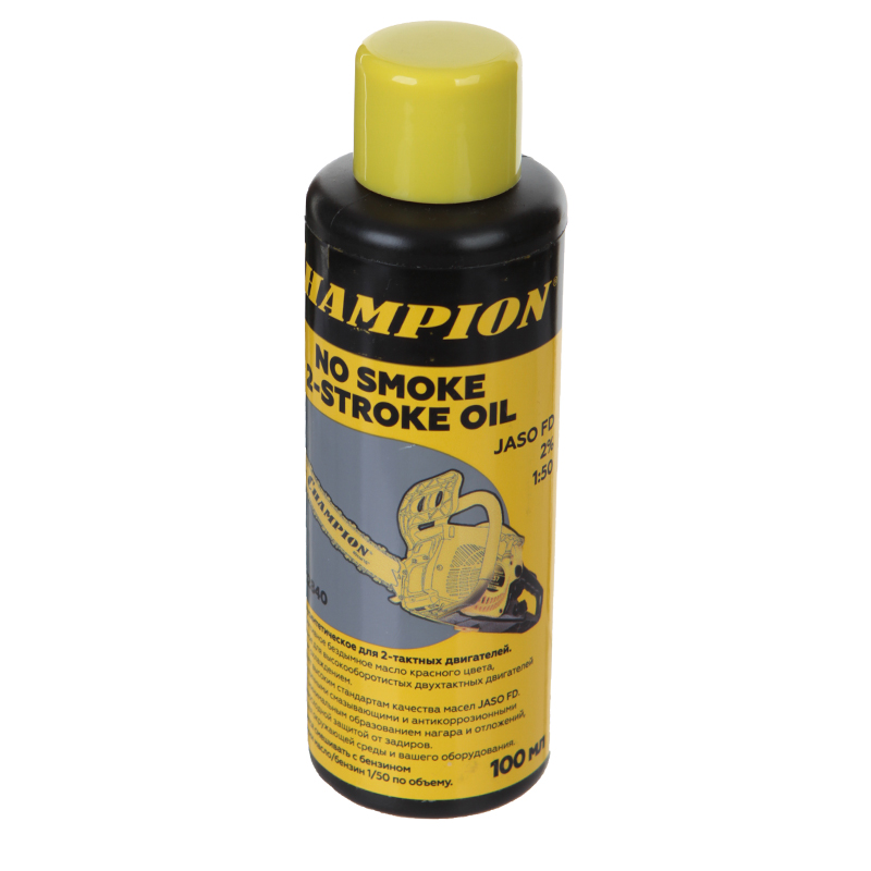 Масло Champion 2-Stroke Oil 100ml для 2-х тактных двигателей 952840 масло champion jaso fd 2t 0 1 л полусинтетика 952840