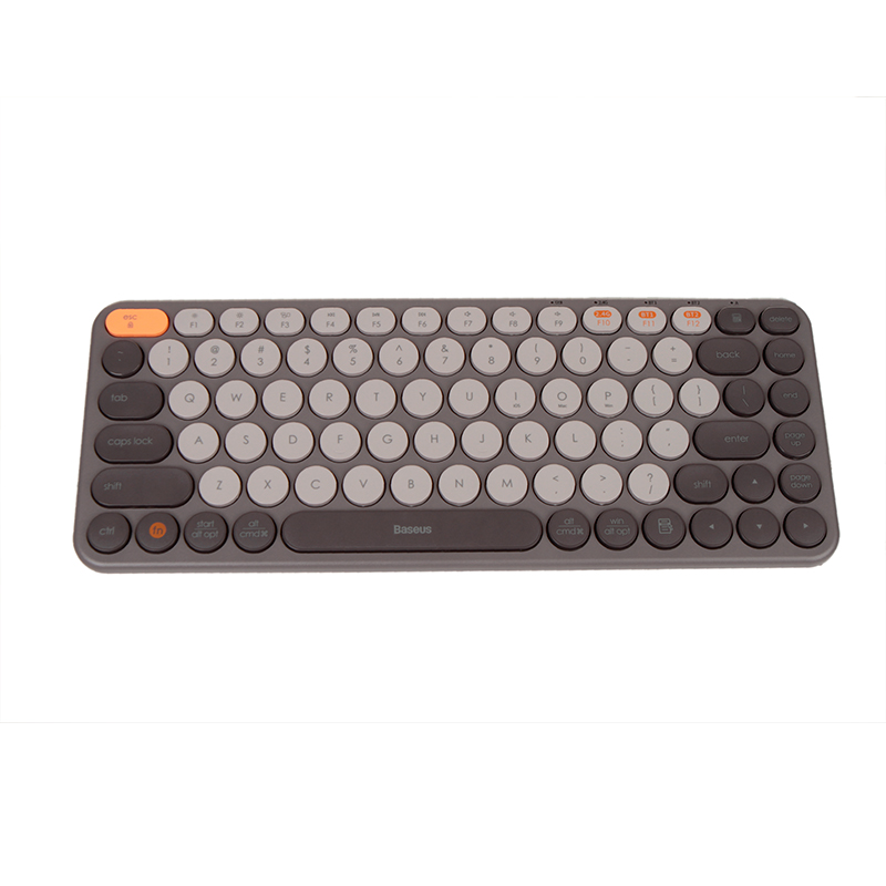 Клавиатура Baseus K01A Wireless Tri-Mode Keyboard Frosted Grey B00955503833-00 клавиатура oklick 840s wireless bluetooth keyboard