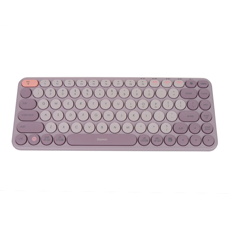 Клавиатура Baseus K01A Tri-Mode Nebula Purple B00955503513-00 клавиатура baseus k01a wireless tri mode keyboard frosted grey b00955503833 00