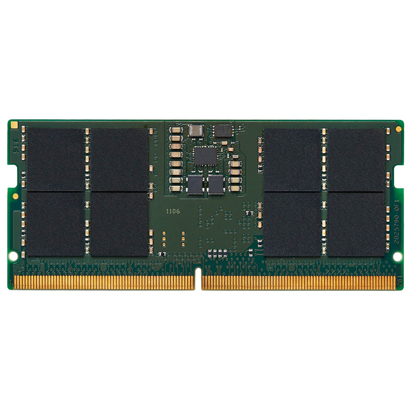 Модуль памяти Kingston DDR5 SO-DIMM 4800MHz PC-38400 CL40 - 16Gb KVR48S40BS8-16 модуль памяти kingston ddr5 dimm 5600mhz pc5 44800 cl40 16gb 2х8gb kf556c40bbk2 16