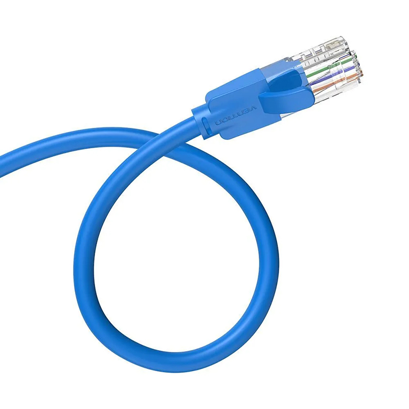 фото Сетевой кабель vention utp cat.6 rj45 1.5m blue ibelg