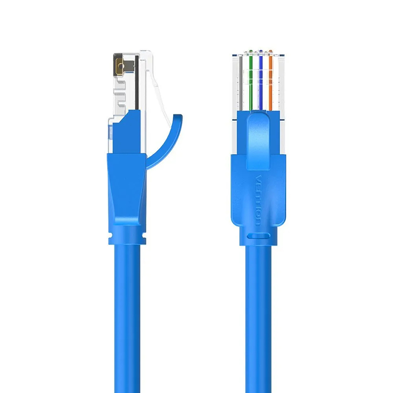 фото Сетевой кабель vention utp cat.6 rj45 1.5m blue ibelg