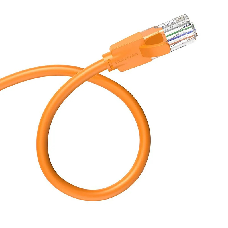 фото Сетевой кабель vention utp cat.6 rj45 2m orange ibeoh