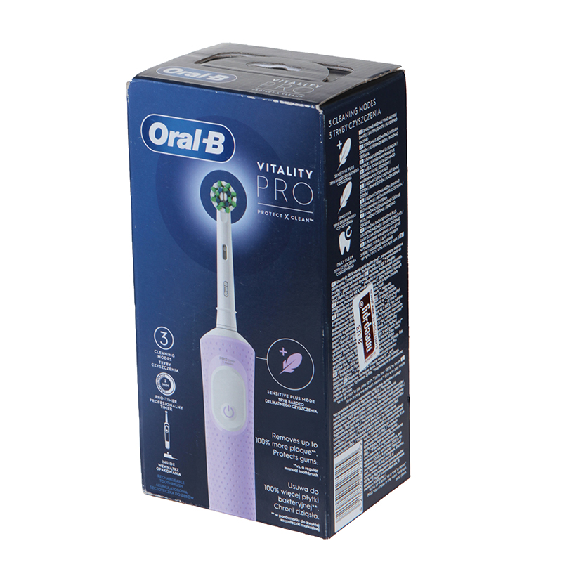 Зубная электрощетка Braun Oral-B Vitality Pro D103.413.3 Lilac Mist зубная электрощетка braun oral b kids spider man d100 413 2k