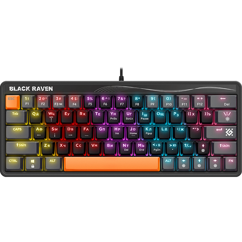 

Клавиатура Defender Black Raven GK-417 45417, GK-417