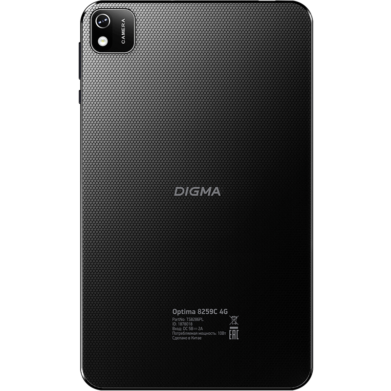 фото Планшет digma optima 8259c (unisoc t310 2.0ghz/2048mb/32gb/4g/gps/wi-fi/bluetooth/cam/8.0/1280x800/android)