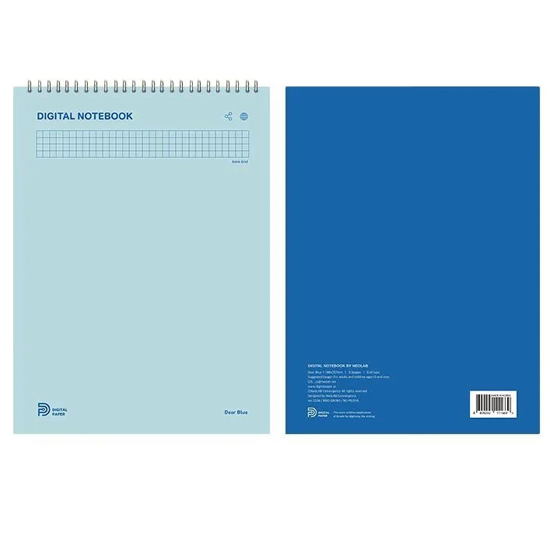 фото Тетрадь neolab digital notebook 112 листов gentle blue nc-p0211a