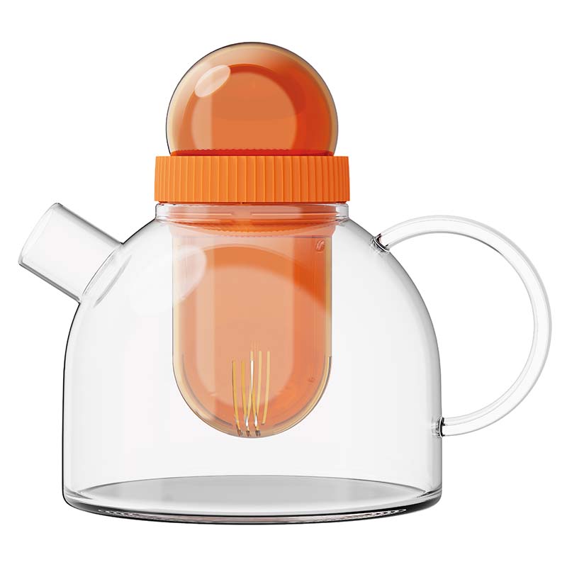 Заварочный чайник Kiss Kiss Fish Boogie Woogie Teapot 800ml Orange TEAP01-U