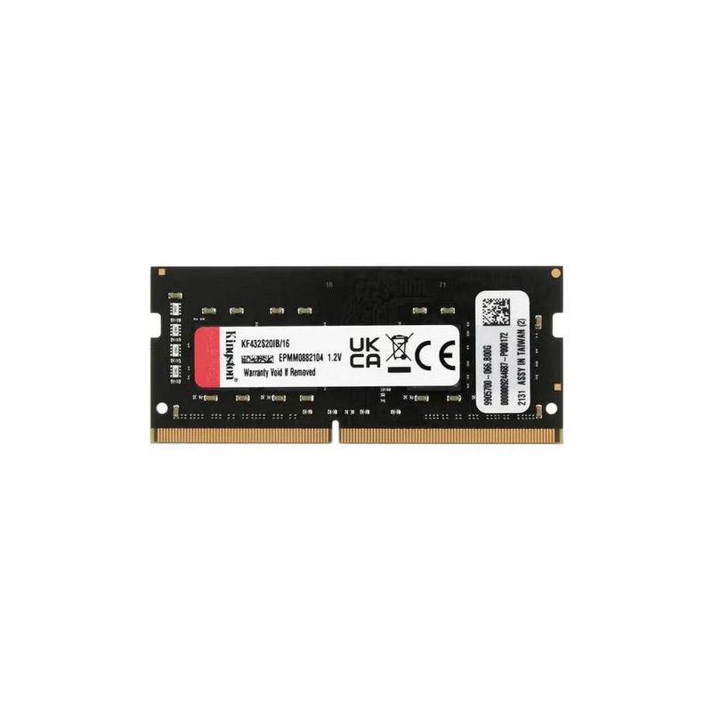 фото Модуль памяти kingston fury impact ddr4 so-dimm 3200mhz pc25600 cl40 - 16gb kf432s20ib/16