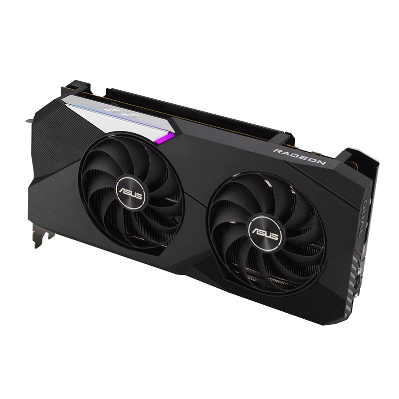 фото Видеокарта asus radeon rx 6700 xt dual 12g 2581mhz pci-e 4.0 12288mb 16000mhz 192-bit 3xdp hdim dual-rx6700xt-12g