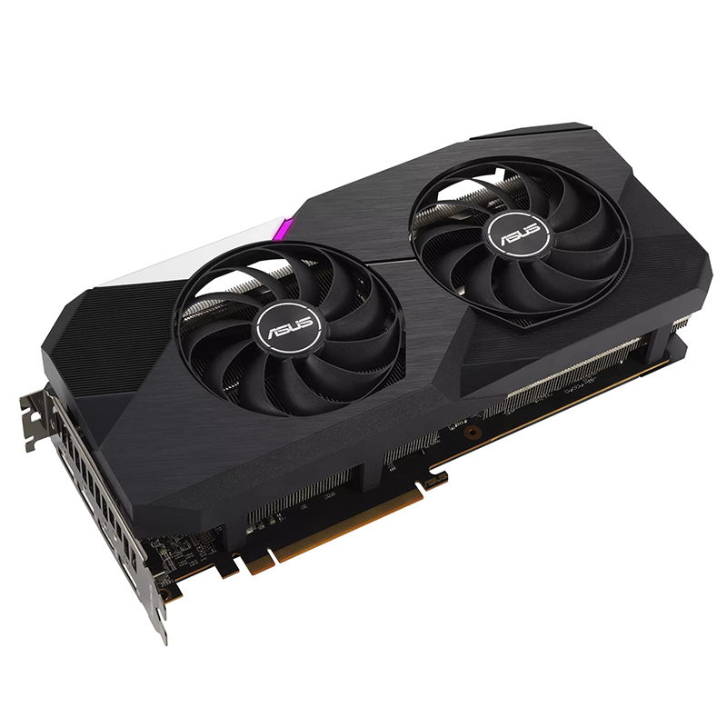 фото Видеокарта asus radeon rx 6700 xt dual 12g 2581mhz pci-e 4.0 12288mb 16000mhz 192-bit 3xdp hdim dual-rx6700xt-12g