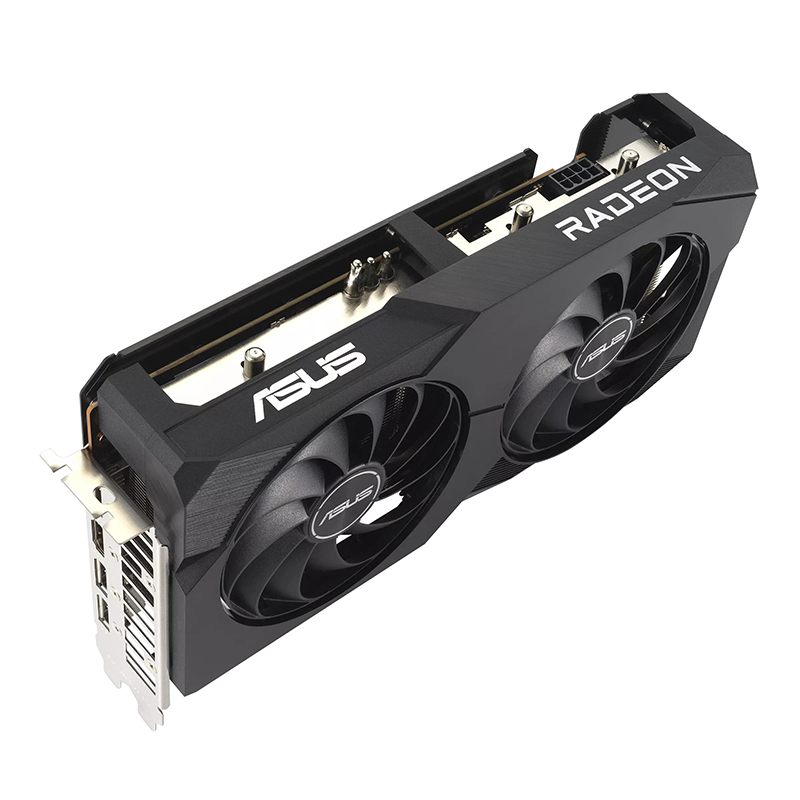 фото Видеокарта asus dual radeon rx 6600 v2 8gb 2044mhz pci-e 4.0 8192mb 14000mhz 128-bit 3xdp hdmi dual-rx6600-8g-v2