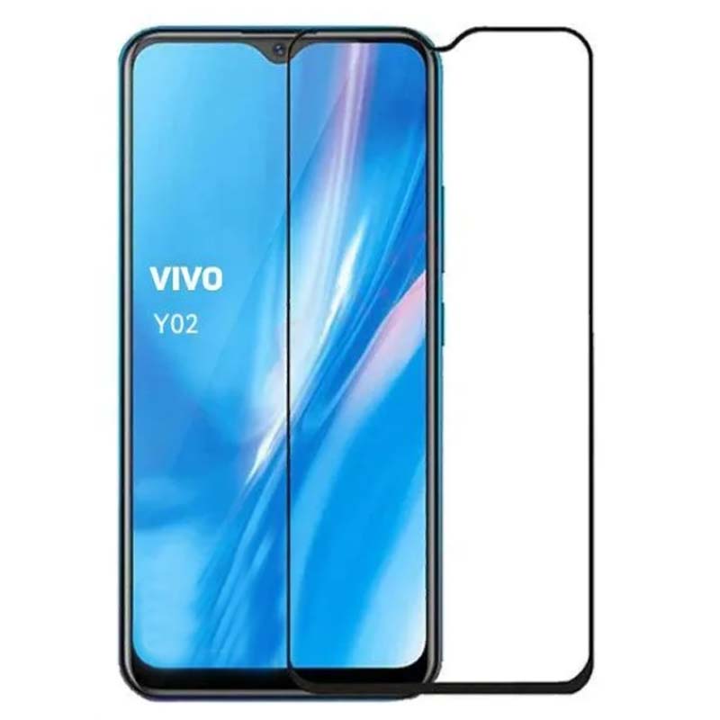 Защитное стекло Svekla для Vivo Y02 2023 Full Glue Black ZS-SVVIY02-FGBL смартфон vivo y02 32 гб лавандовый