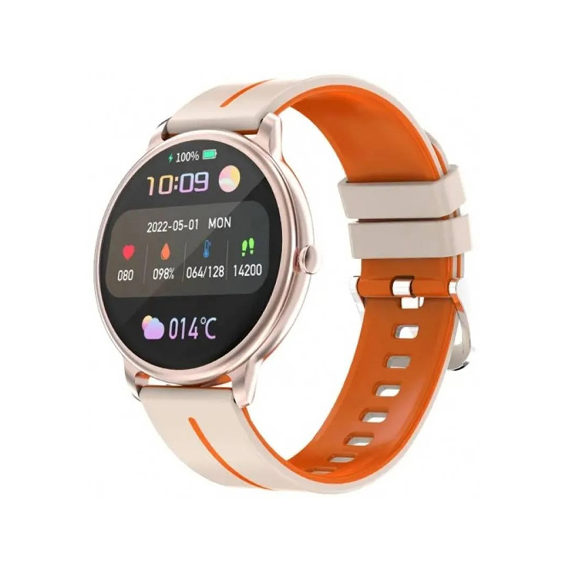 Умные часы CheckME Smart CMSKM60GOR смарт часы checkme smart cmsv25bb с шагомером термометром
