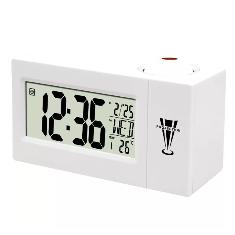 Часы Perfeo Briton PF-F3605 White PF_C3745 perfeo часы будильник briton белый pf f3605 время температура дата