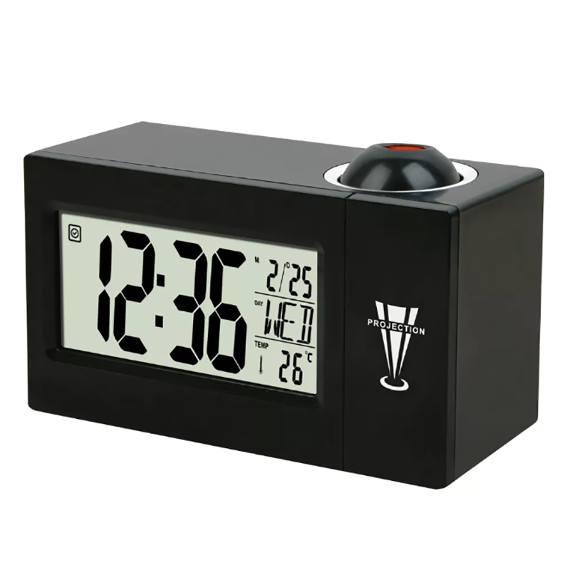 Часы Perfeo Briton PF-F3605 Black PF_C3744 perfeo часы будильник briton чёрный pf f3605 время температура дата