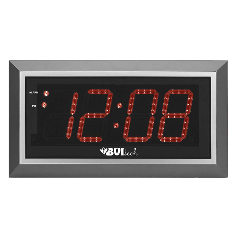 Часы BVItech BV-11RSL Red-Silver прямоугольные настенные часы uniel bv 11rsl utl 11r