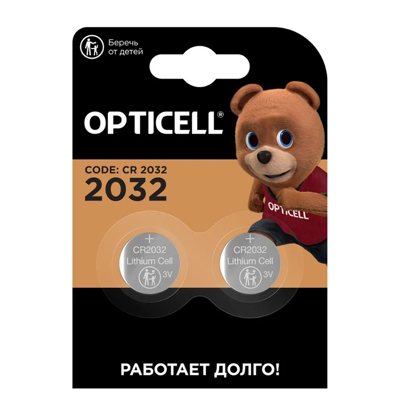 Батарейка CR2032 - Opticell Specialty BL2 (2 штуки) 5060001