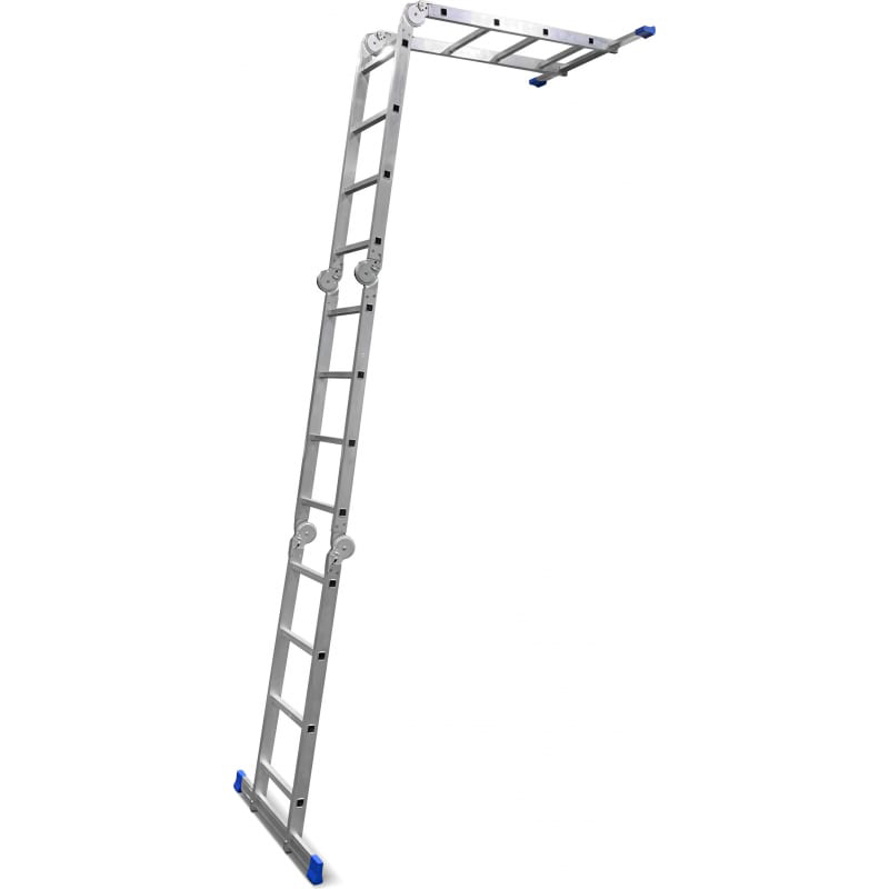 фото Стремянка ladderbel 4 ступеней двухстороняя aluminum lt444prof