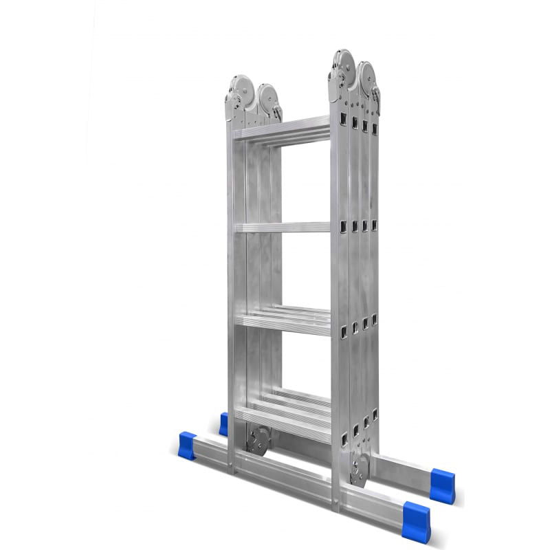 фото Стремянка ladderbel 4 ступеней двухстороняя aluminum lt444prof