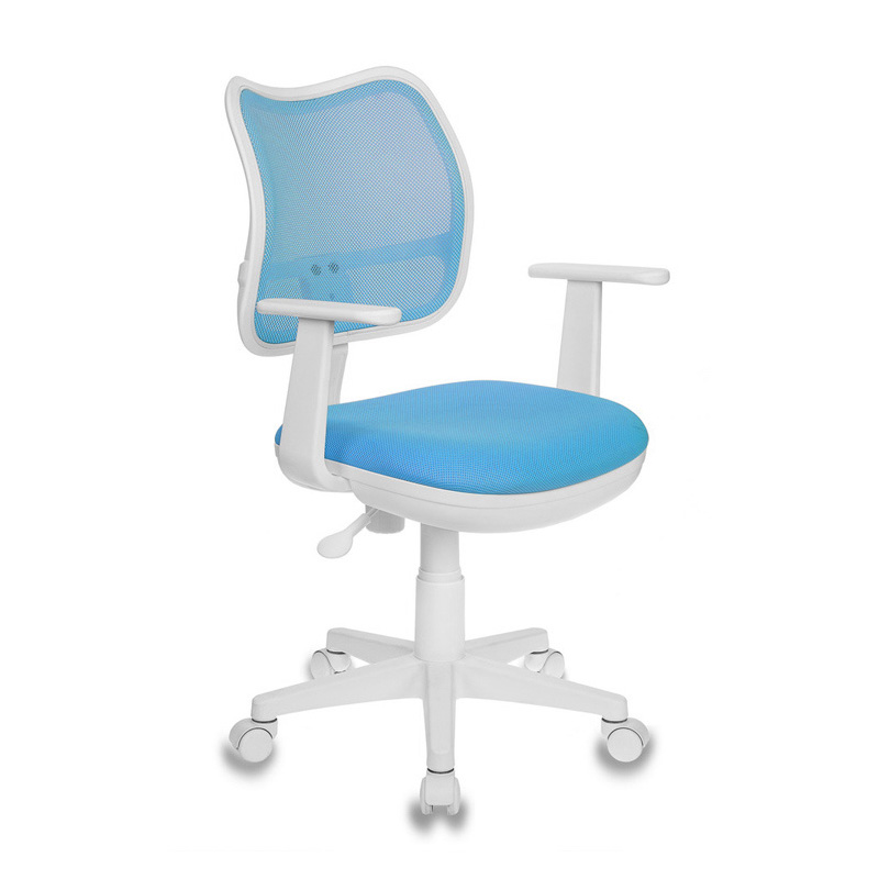 Компьютерное кресло Бюрократ CH-W797 Light Blue-White CH-W797/LB/TW-55 кресло бюрократ ch w797 or tw 96 1 оранжевый