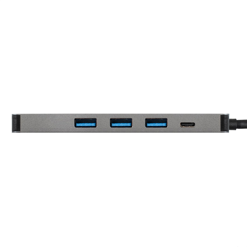 Док-станция ExeGate DUB-31C/PD/H USB Type-C - 3xUSB3.0+PD 60W+HDMI Grey EX293984RUS